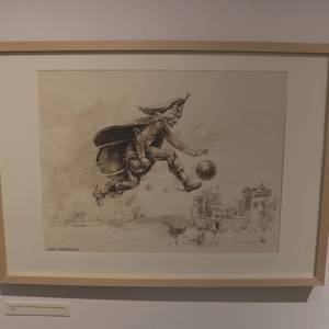 Kugelritt, 1940/ Lavierte Tuschzeichnung von Otto Schubert (1892-1979) © Gleimhaus