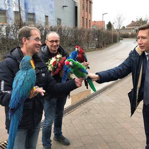 „Das waren glückliche Jahre“ - Bussenius-Brüder nach mehr als 40 Jahren aus dem Tiergarten verabschiedet © Stadt Halberstadt/Pressestelle