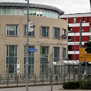 Messsensor an der Rathauspassage