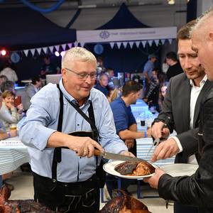 beim Oktoberfest des THW Ortsverbands Halberstadt