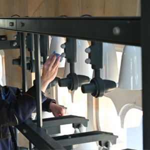 Halberstädter Glockenspiel wird auf den Frühling vorbereitet ©Stadt Halberstadt / Holger Wegener