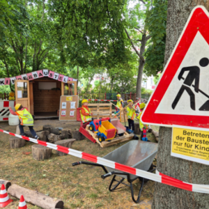 Kita Regenbogen eröffnet Kinderbaustelle ©Kita Regenbogen