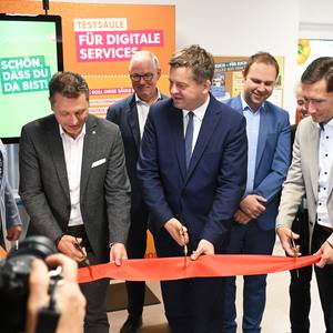Freigabe der erste Tante Enso-Testsäule für digitale Bürgerservices ©Stadt Halberstadt / Holger Wegener