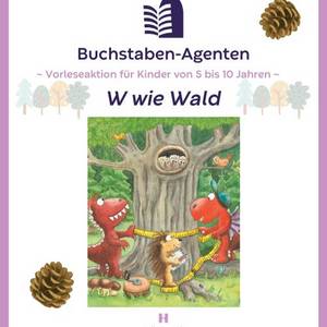 Buchstaben-Agenten im November W wie Wald mit dem kleinen Drachen Kokosnuss