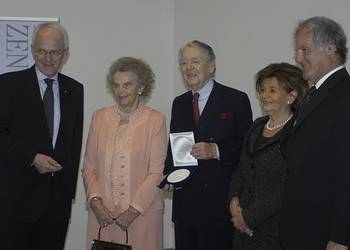 Moses Mendelssohn Medaille für Berthold Beitz