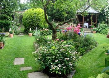 Offene Gartenpforte 2009 - Garten der Familie Scheidt im Wacholderweg