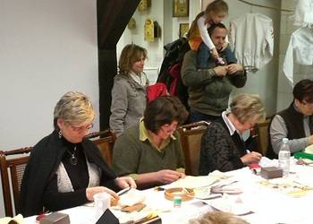 Stickseminar im Schraube Museum im vergangenen Frühjahr.