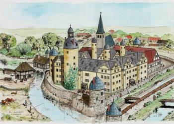 Das Gröninger Schloss um 1600