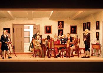 Zinnfigurendiorama der Offizin Irmgard und Arnfried Müller, Güntersberge
