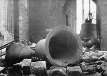 Die Glocken der Martinikirche, wie sie Walther Mahlke noch am 17. Juli 1950 vorfand