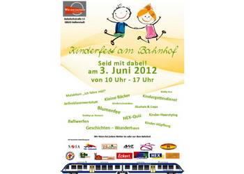 Kinderfest am Bahnhof in Halberstadt