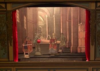 Papiertheater mit der Zauberflöte gastiert im Gleimhaus
