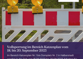 Vollsperrung Katzenplan vom 18. bis zum 20. September