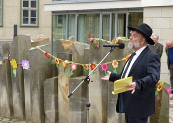 Benjamin Pappenheim zu Besuch in Halberstadt ©Stadt Halberstadt