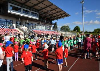 Tolle Leistungen und viel Spaß gab es beim großen Sportfest im Friedensstadion ©Stadt Halberstadt