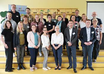 Teilnehmerinnen und Teilnehmer des LemaS-Netzwerktreffens in der Grundschule „Goethe“ ©Holger Wegener, Stadt Halberstadt