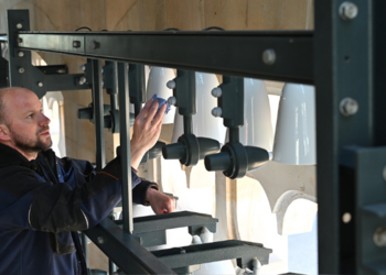 Halberstädter Glockenspiel wird auf den Frühling vorbereitet ©Stadt Halberstadt / Holger Wegener
