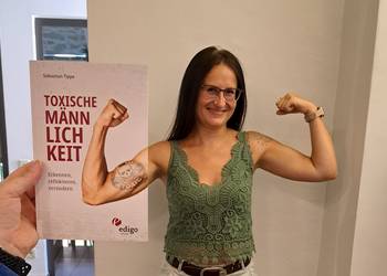 Bookface 'Toxische Männlichkeit' ©Stadtbibliothek 
