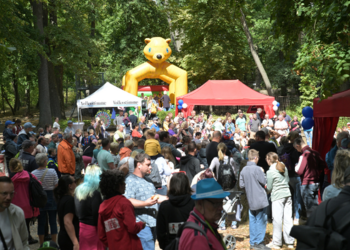 Großer Andrang auf dem Festplatz des Tiergartens ©Stadt Halberstadt / Holger Wegener