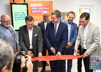 Freigabe der erste Tante Enso-Testsäule für digitale Bürgerservices ©Stadt Halberstadt / Holger Wegener