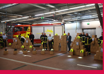 Neue Helme für unsere Feuerwehr ©Stadt Halberstadt