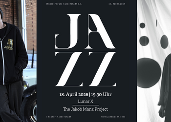 26. Halberst&auml;dter Jazznacht am 18. April 2026 &copy;Mel Rangel, Thomas Kiel, Agentur IdeenGut