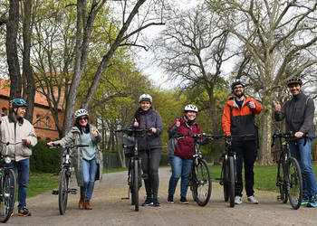 Radfahrer in Halberstadt freuen sich auf die Eröffnung des Stadtradelns ©Holger Wegener Radfahrer in Halberstadt freuen sich auf die Eröffnung des Stadtradelns ©Holger Wegener