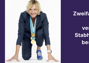 Zweifache Olympiasiegerin Heike Drechsler verleiht Halberstadts Stabhochsprung Premiere besondere Strahlkraft &copy;BARMER