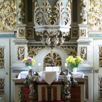 Innenansicht der Kirche in Klein Quenstedt