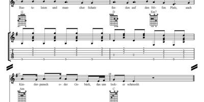 Der Halberstädter Weihnachtsbaum - Seite 5 02 1 Noten komplett für Melodie und Gitarre Der Halberstädter Weihnachtsbaum Seite 05