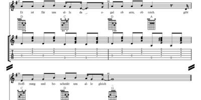 Der Halberstädter Weihnachtsbaum - Seite 7 02 1 Noten komplett für Melodie und Gitarre Der Halberstädter Weihnachtsbaum Seite 07