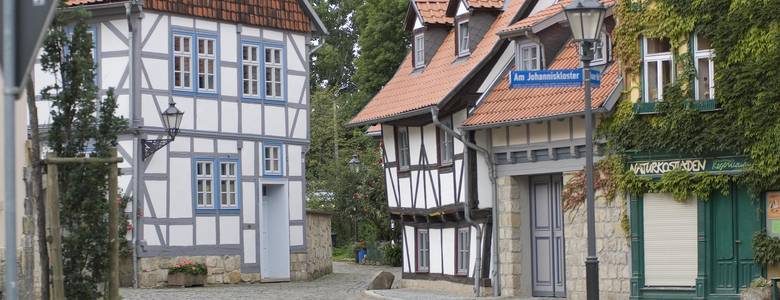 Fachwerkstraße in Halberstadt [(c) Mathias Kasuptke]