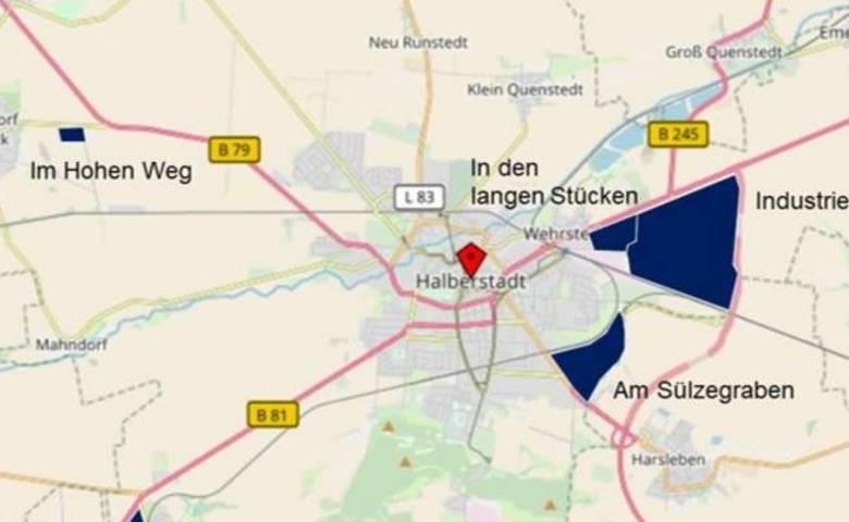 Gewerbegebiete/ Industriepark Ost © Stadt Halberstadt