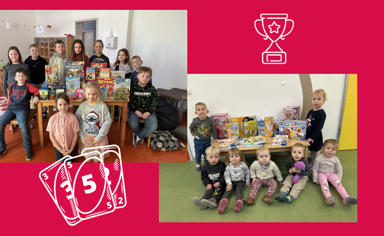 Die KITA „Die kleinen Siedler“ gewinnt Spielwarenpaket