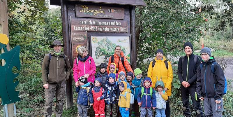 Kita Holzbergwichtel pflanzen Bäume für den Nationalpark Harz