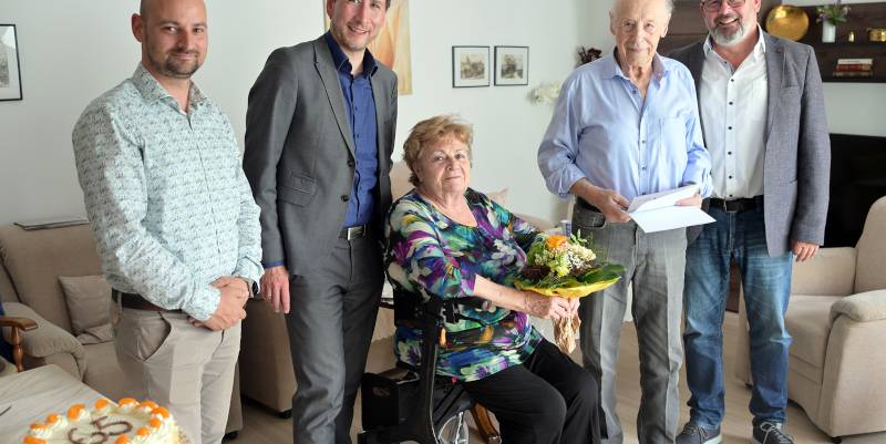 eiserne hochzeit ehepaar rother klein