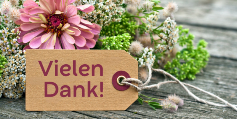 vielen dank