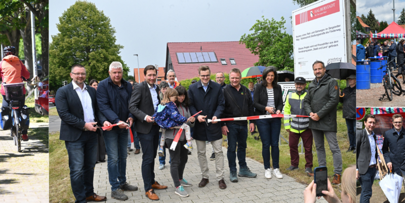 Eröffnung Radweg Siedlung
