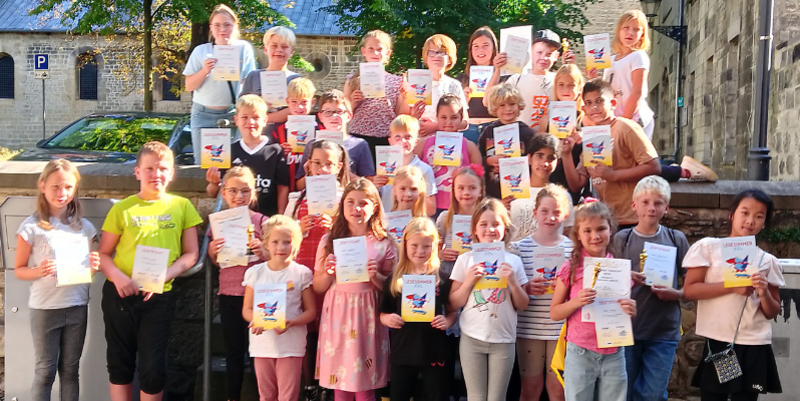 PM   Abschluss des landesweiten Lesesommers XXL in Halberstadt