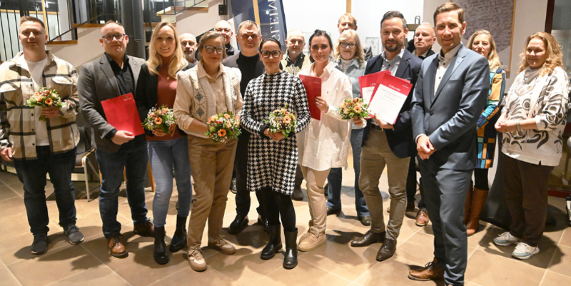 Preisträger, Jury und Organisatoren des Fassaden- und Stadtbildwettbewerbs bei der Preisverleihung im Gleimhaus © Holger Wegener PM Preisträger des Fassaden und Stadtbildwettbewerbs ausgezeichnet