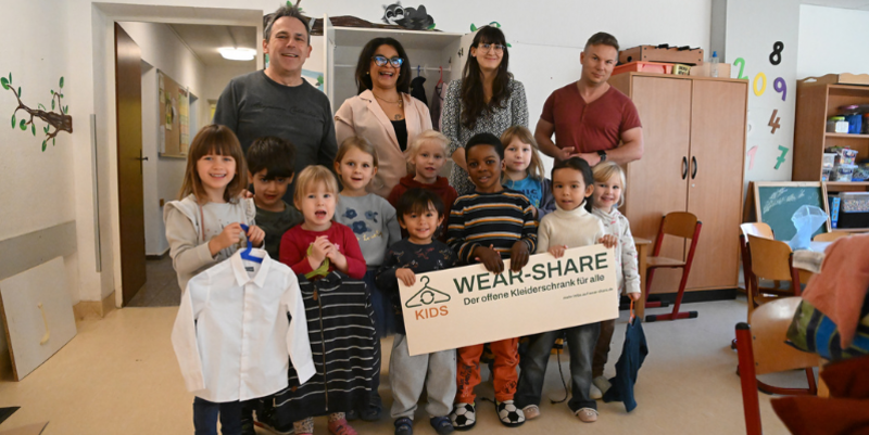 PM   Neuer Wear Share Schrank in der KITA Waldblick