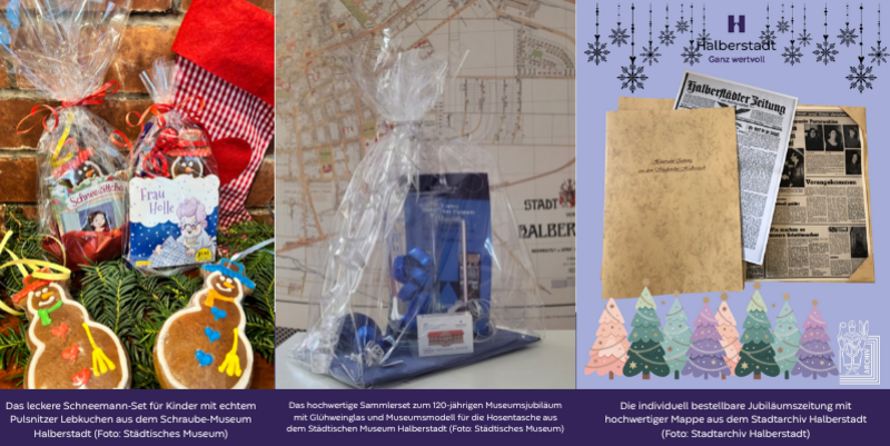 Geschenke aus den Museen © Städtisches Museum, Stadtarchiv PM Weihnachtsgeschenke Museum