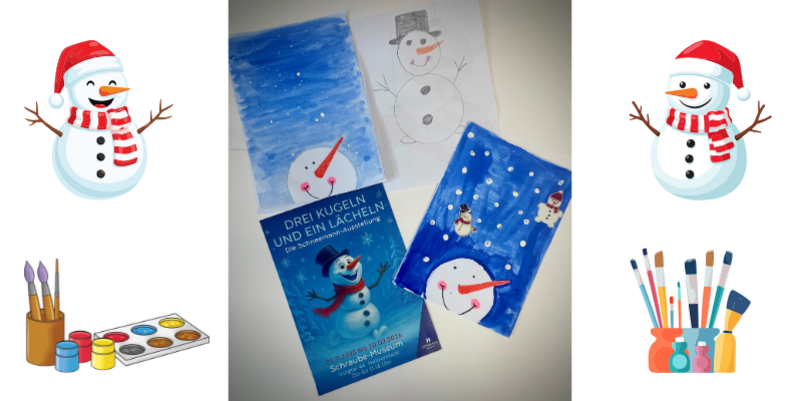 schneemann malwettbewerb