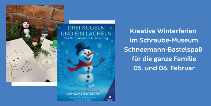 Kreative Winterferien im Schraube-Museum © Stadt Halberstadt pm museum