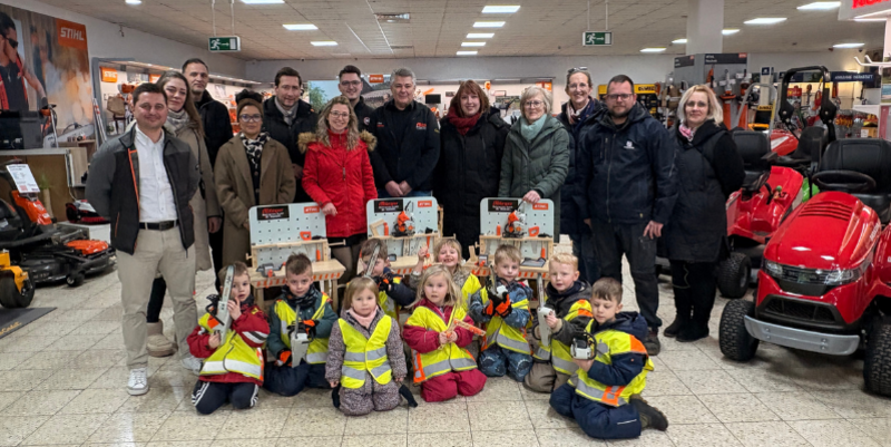 PM   Acht neue Werkbänke für Halberstädter Kitas – Spende bringt Kinderaugen zum Leuchten (c) Stadt Halberstadt