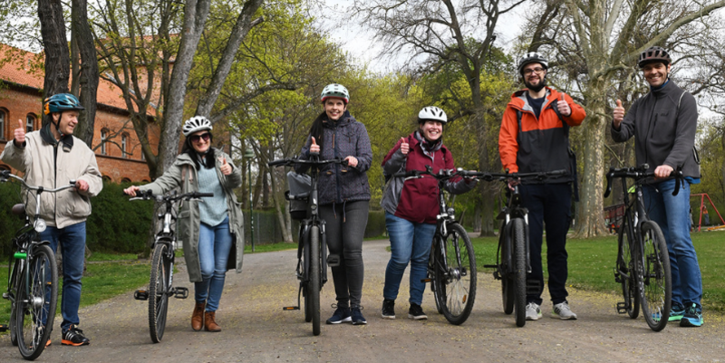 Radfahrer in Halberstadt freuen sich auf die Eröffnung des Stadtradelns © Holger Wegener PM Auftakt zum Stadtradeln 2026
