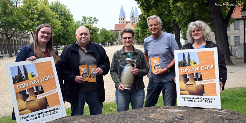 Die Organisatoren freuen sich auf „Ton am Dom“ in Halberstadt © Pressestelle Stadt Halberstadt pm ton am dom 2026
