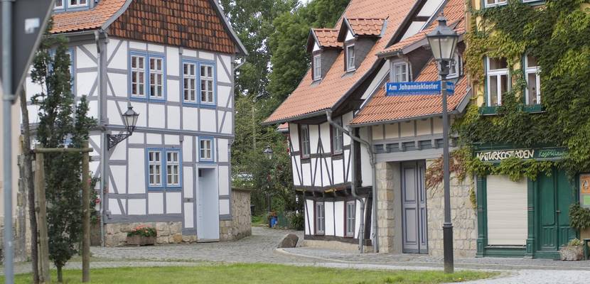Fachwerkstraße in Halberstadt