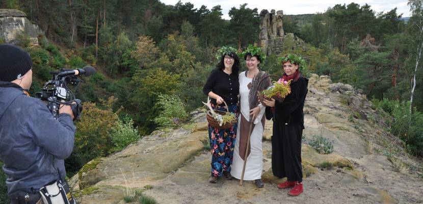 Filmaufnahmen - Zum Versunkenen Heiligtum © Dr. Maria Lang