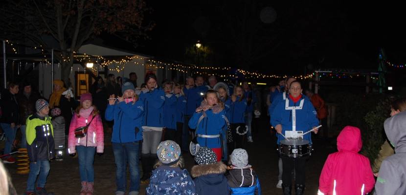 Laternenfest in der Kita „Sonnenschein“ im Schachdorf Ströbeck